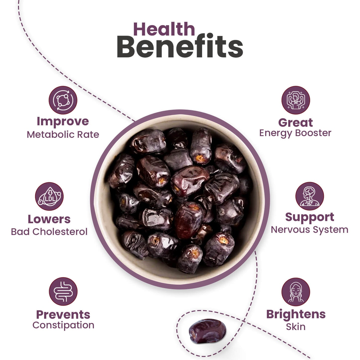 Nutraj Kimia Dates 500gm