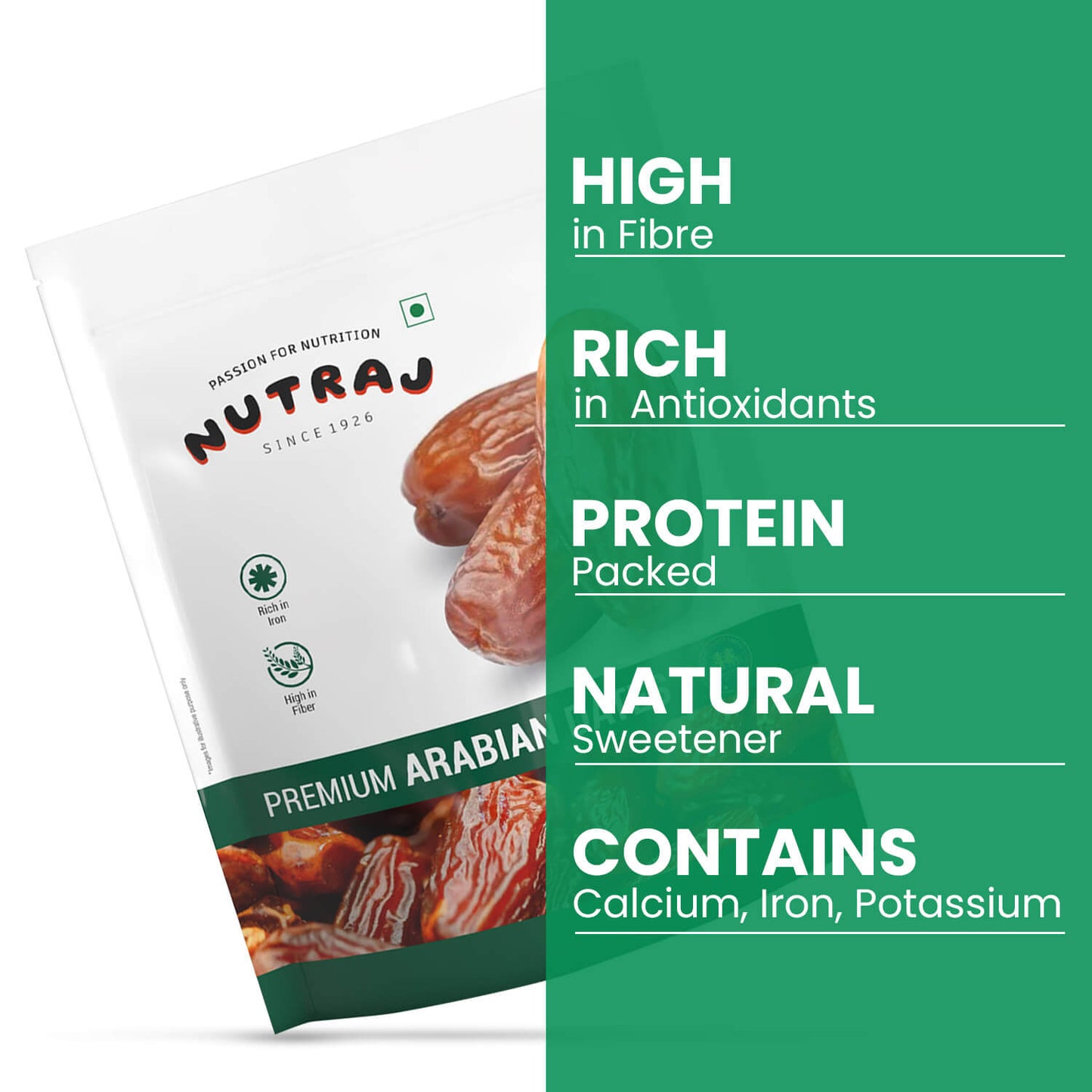 Nutraj Arabian Dates 500gm