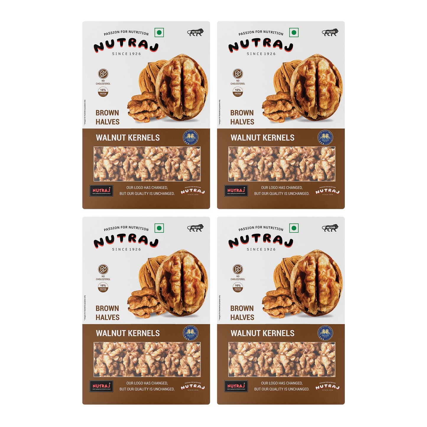 Nutraj Brown Halves Walnut (Akhrot Giri) 250gm