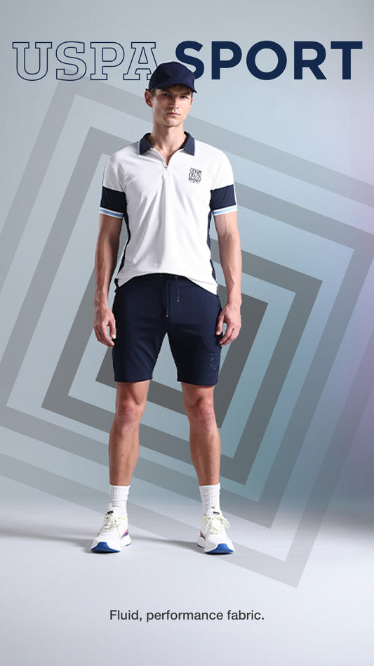 Colour Block Slim Polo Shirt