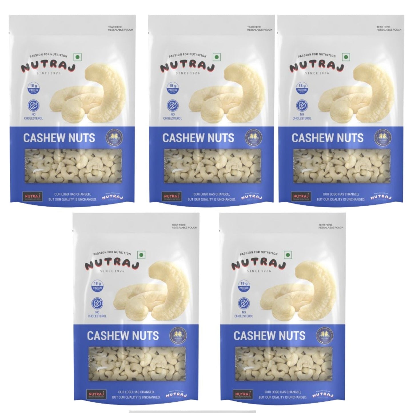 Nutraj Premium Cashew Nuts 200gm (W320)