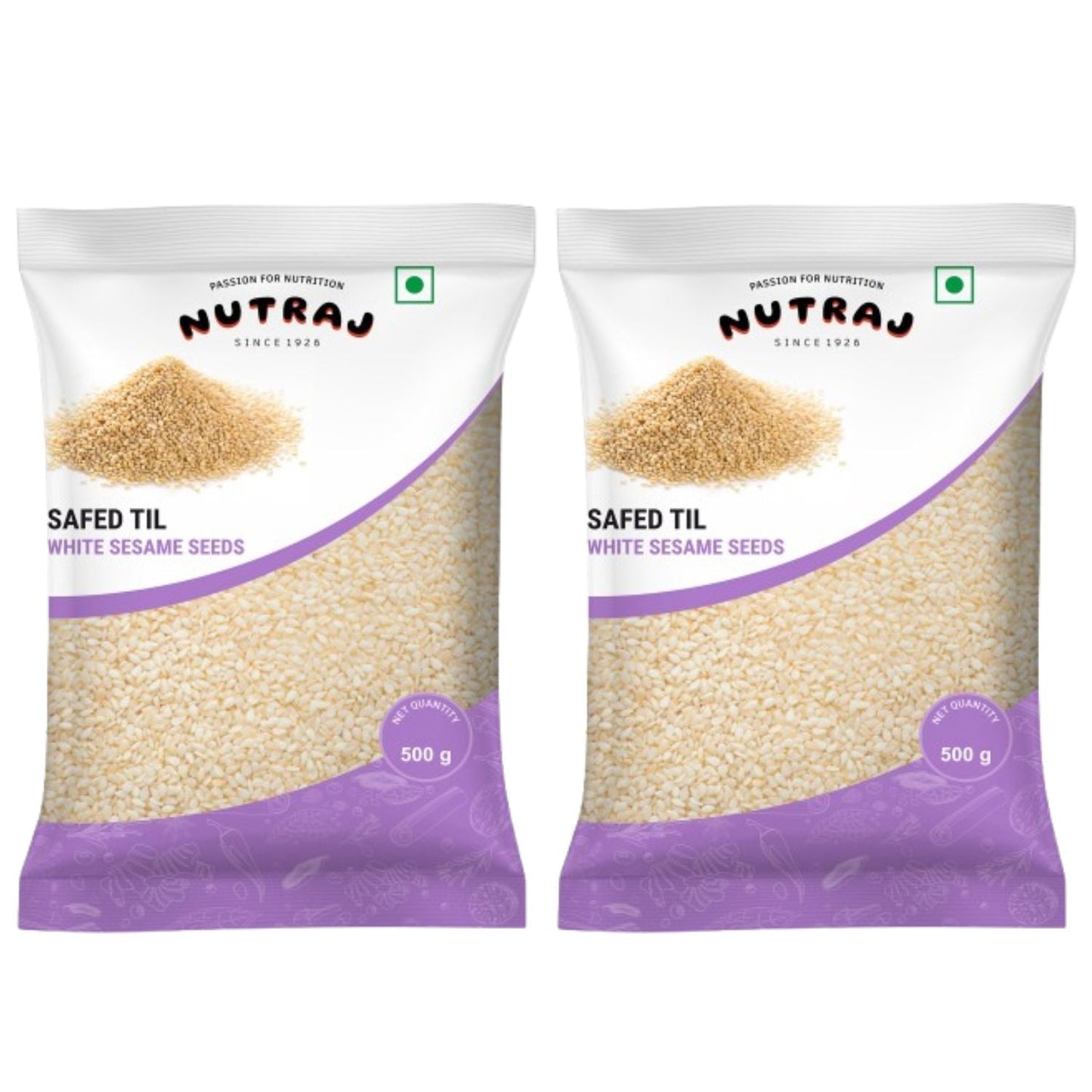 Pack of 2 Nutraj Sesame seeds 500gm