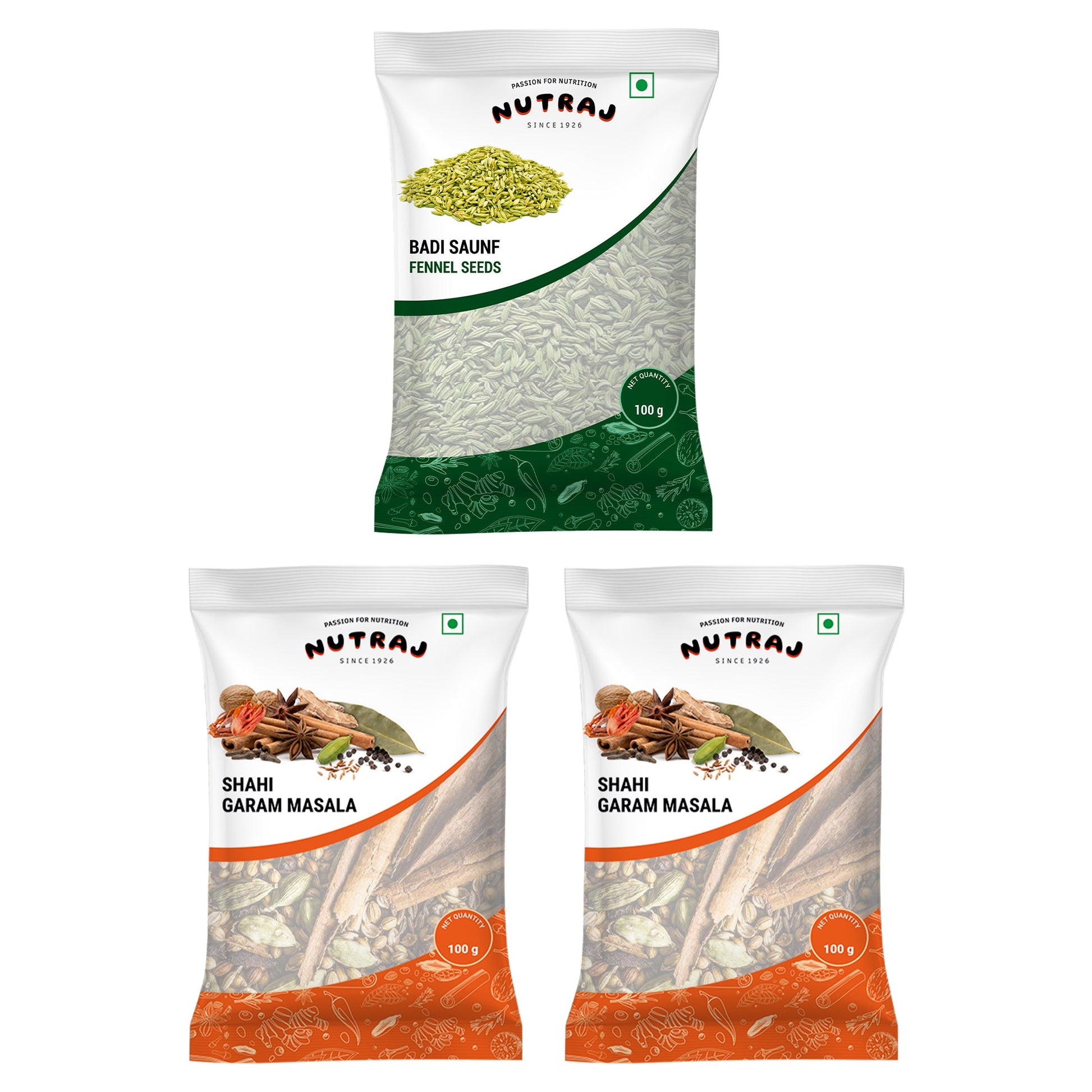 Nutraj garam masala combo with fennel seeds