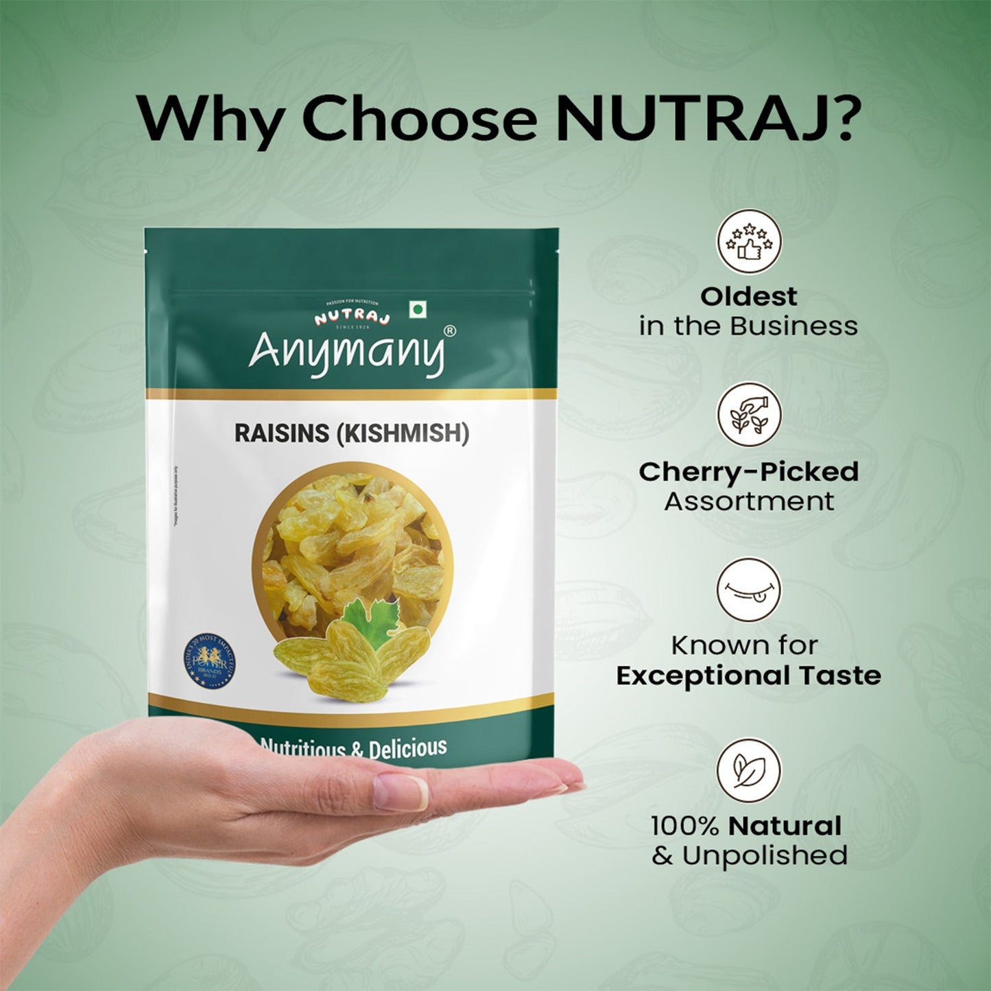 Nutraj Raisins 500g