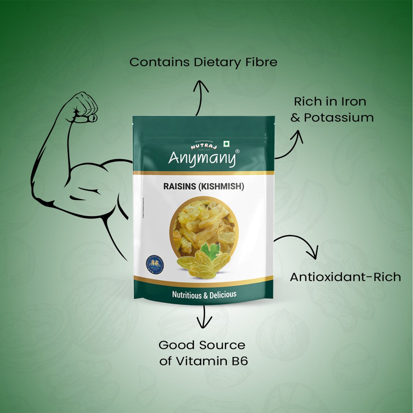 Nutraj Raisins 500g