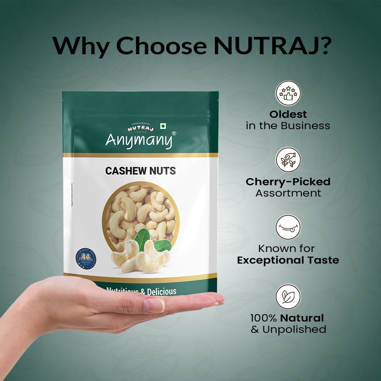 Nutraj Cashew (Kaju) 500g