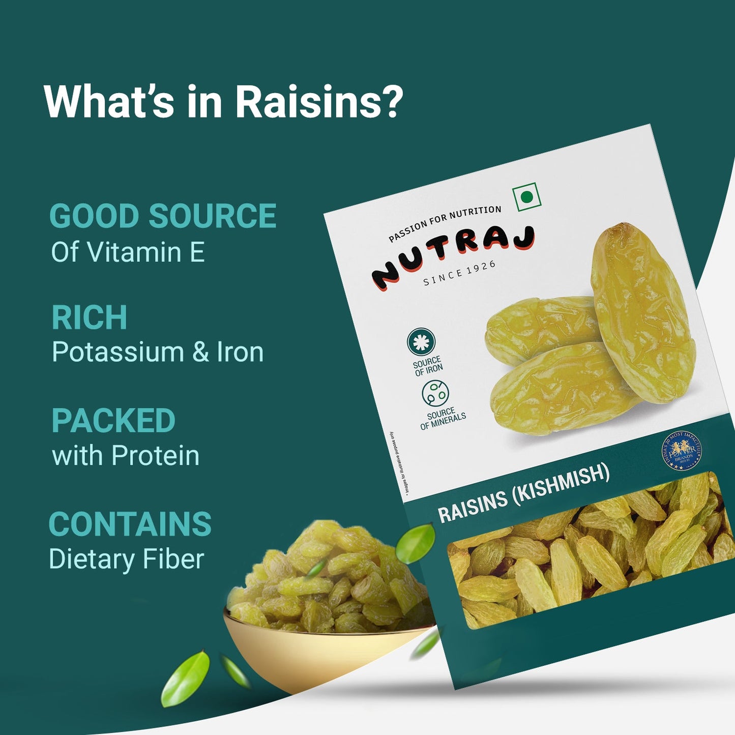 Nutraj Dry Fruits Combo 400g – Raisins and Walnut Kernels 200g Each