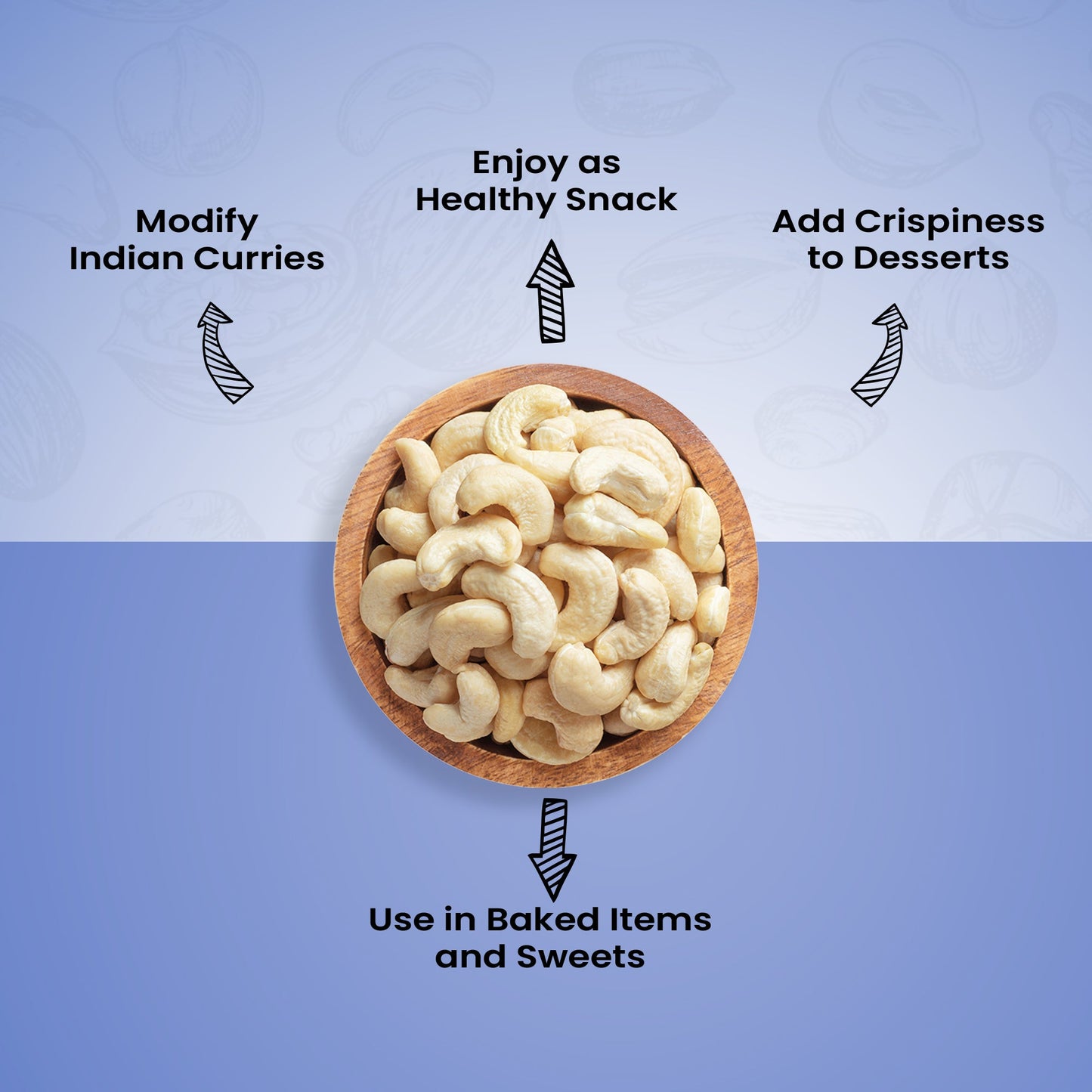 Nutraj Premium Cashew Nuts 200gm (W320)