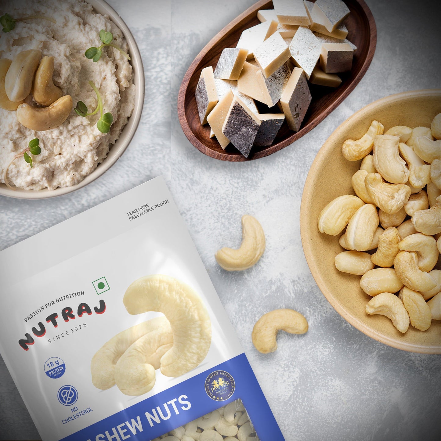 Nutraj Premium Cashew Nuts 200gm (W320)
