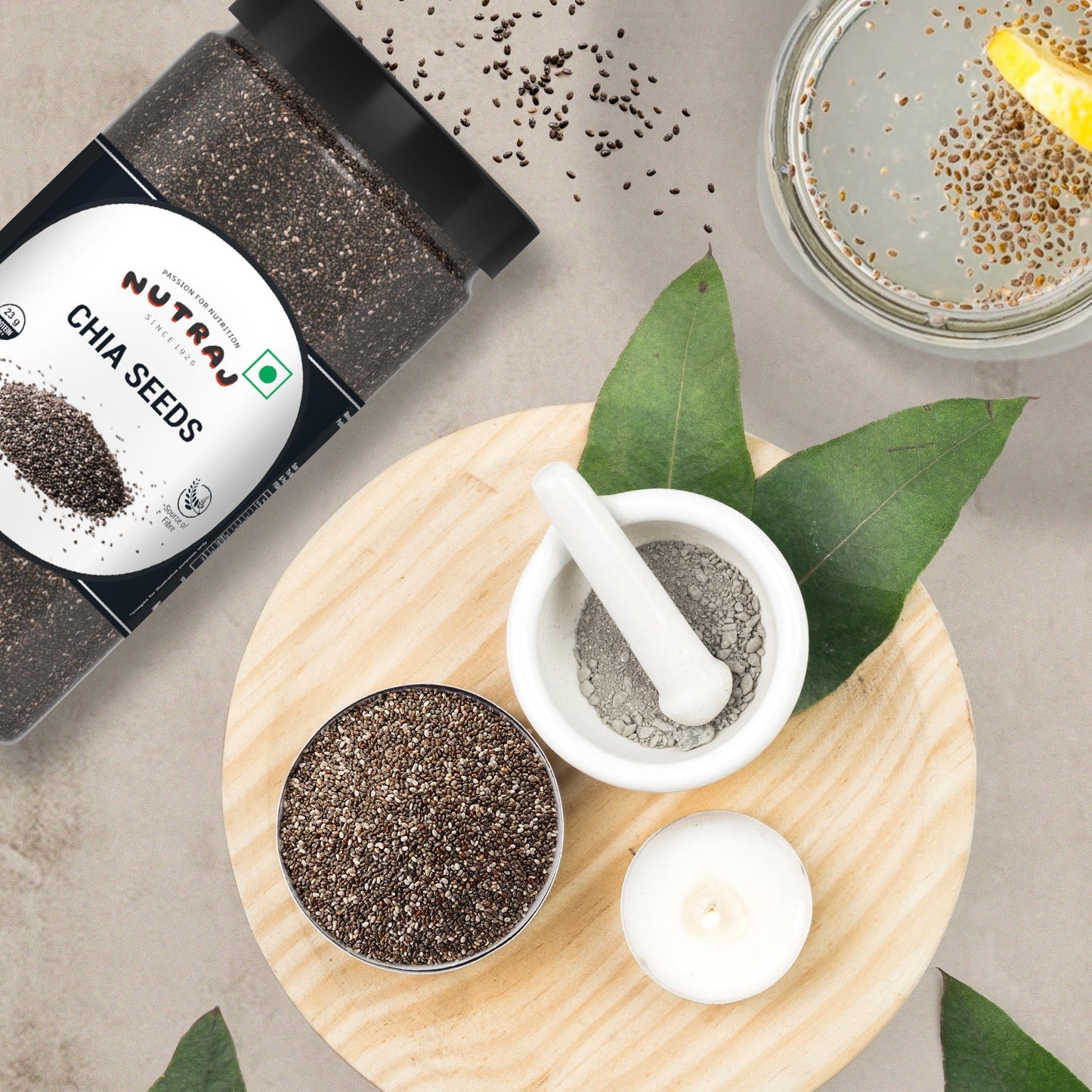 Nutraj Chia Seeds 500g Jar
