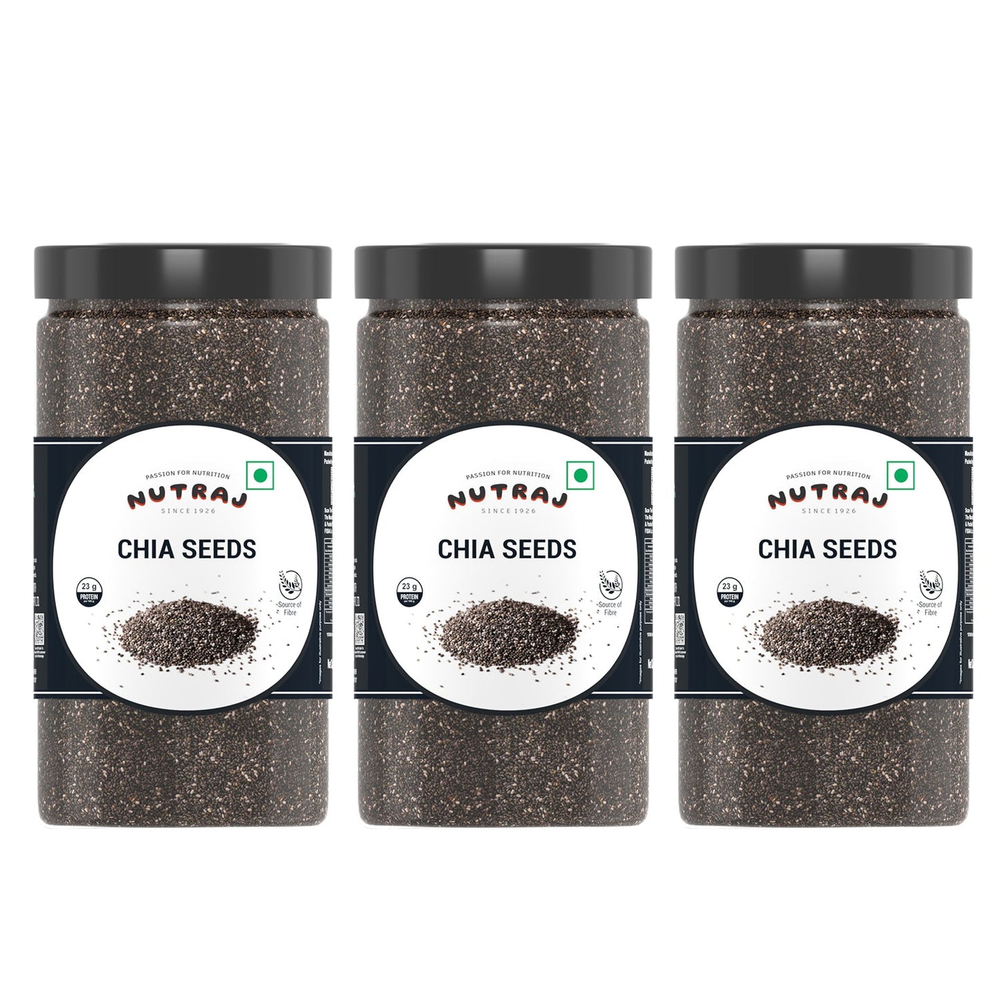 Nutraj Chia Seeds 500g Jar
