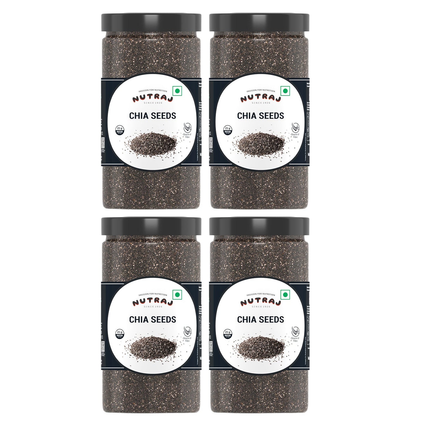 Nutraj Chia Seeds 500g Jar