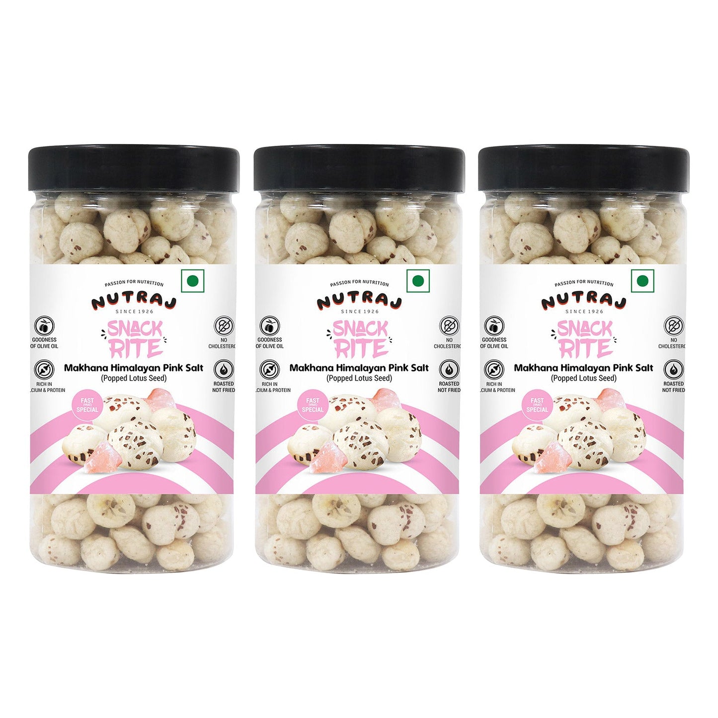 Nutraj Snackrite Makhana Himalayan Pink 70g