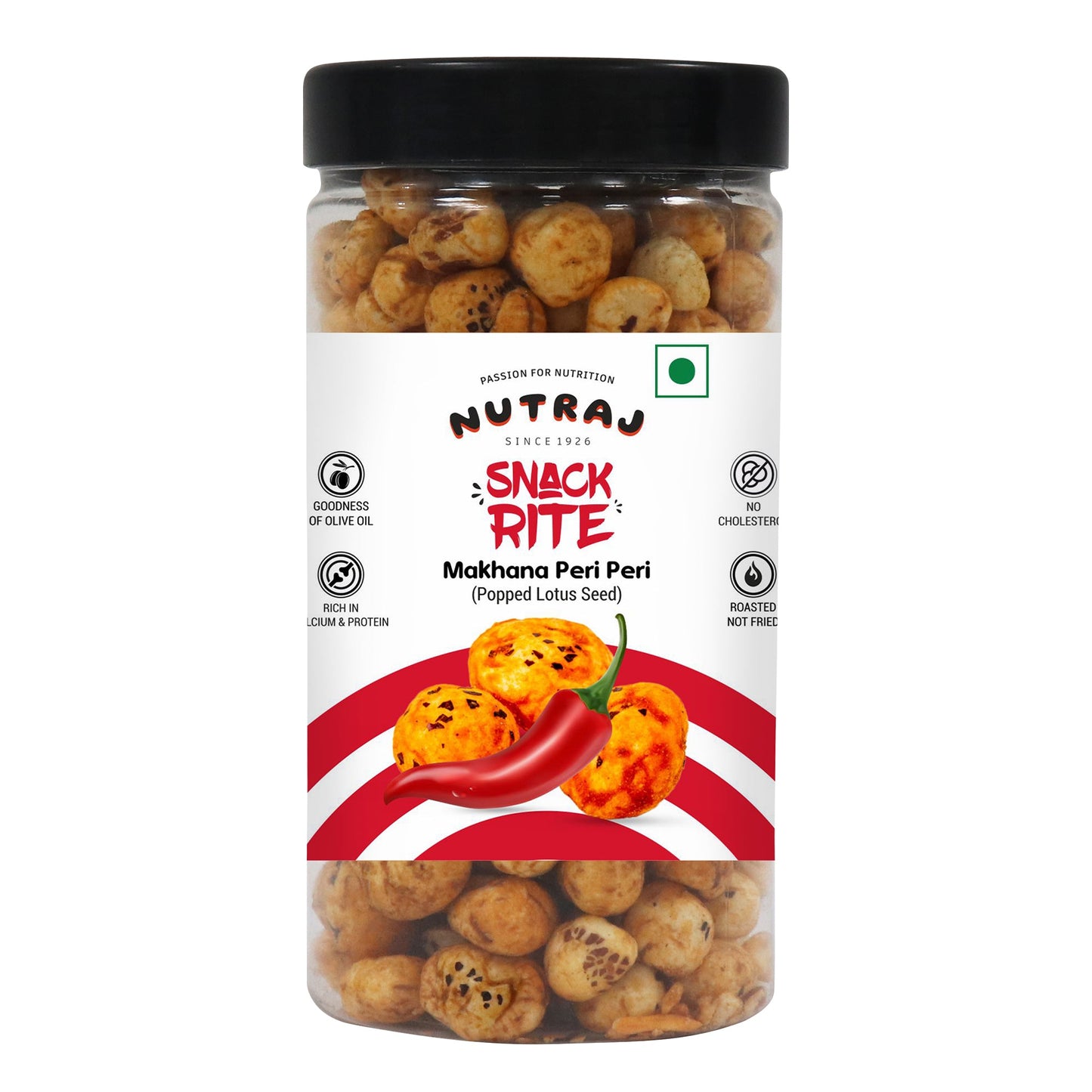 Nutraj Snackrite Makhana Peri Peri 70g
