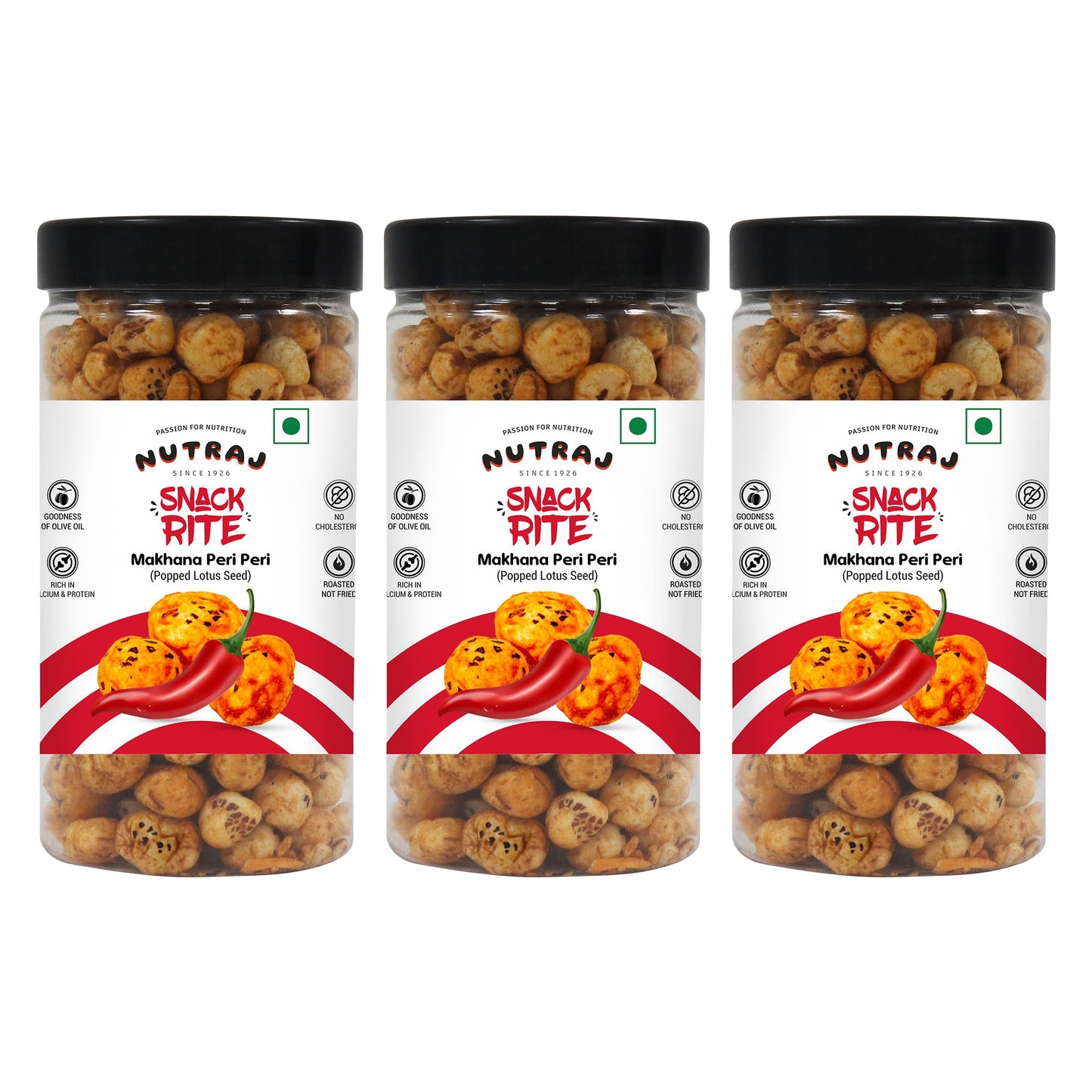 Nutraj Snackrite Makhana Peri Peri 70g