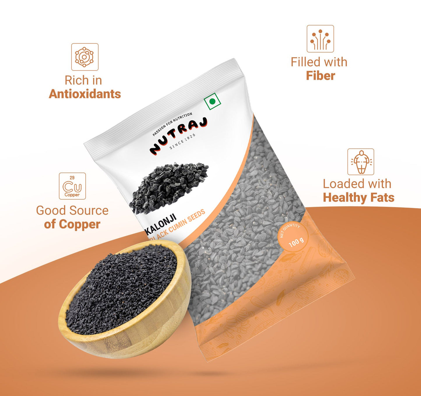 Nutraj Kalonji Seeds 100g