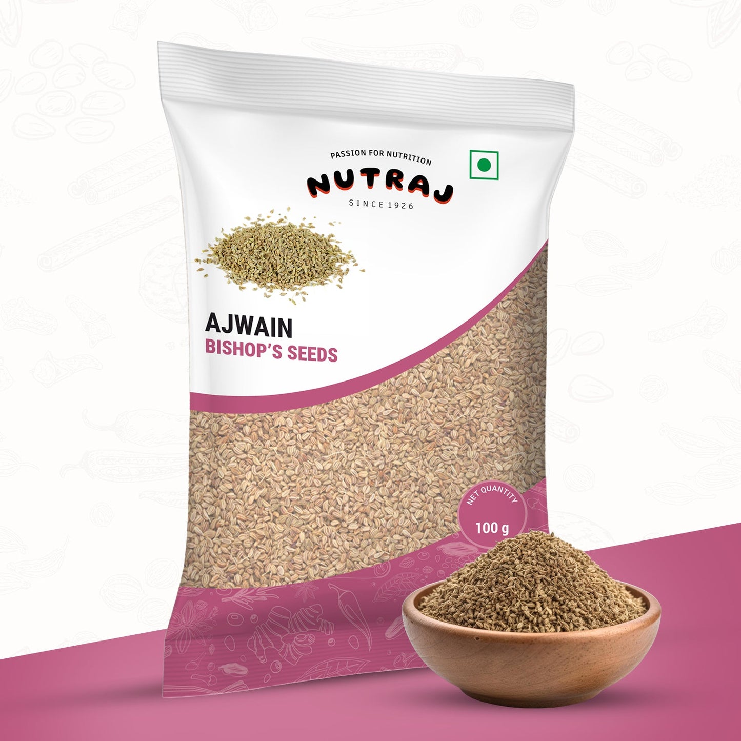 Nutraj Ajwain (Bishop's Seeds) 100g