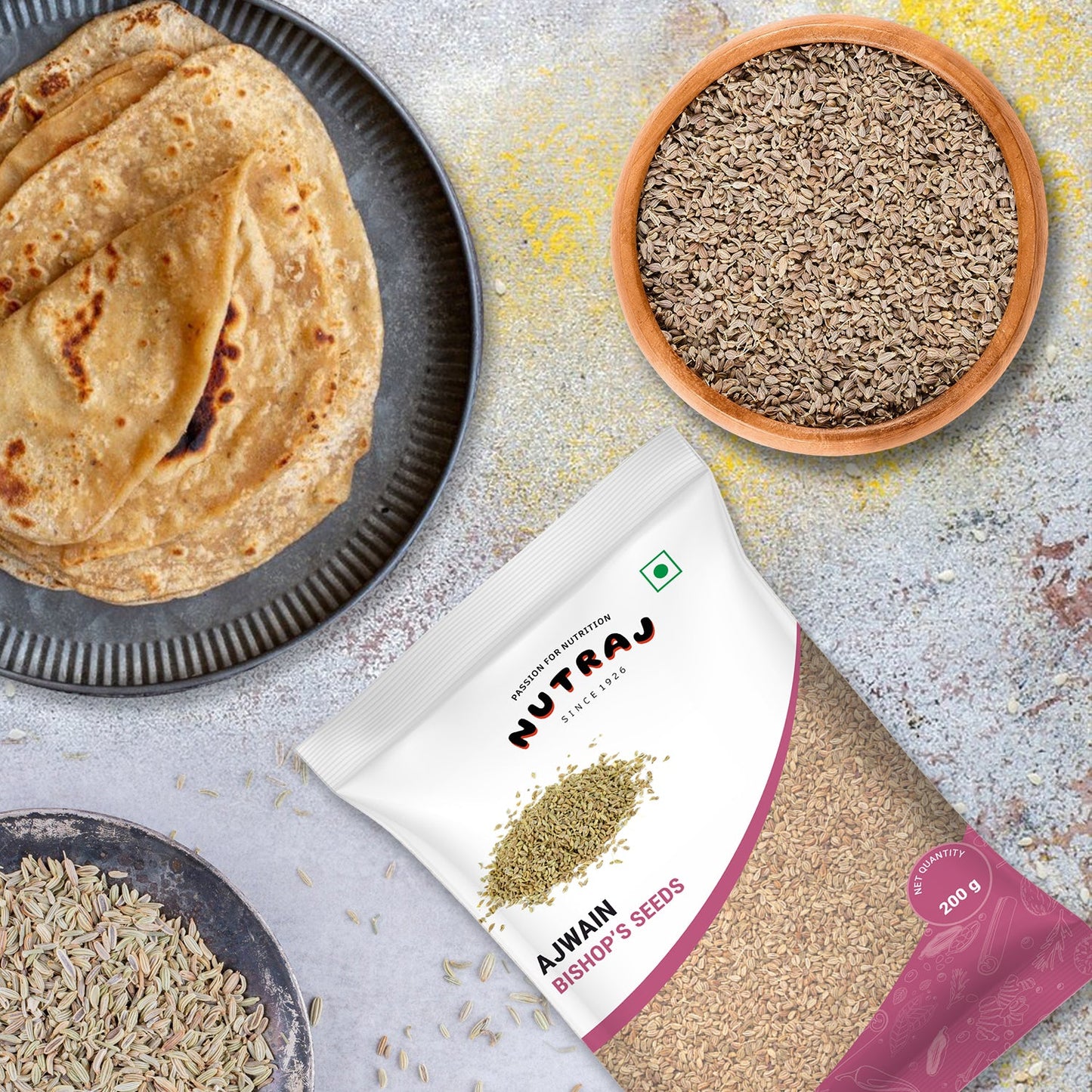 Nutraj Ajwain (Bishop's Seeds) 200g