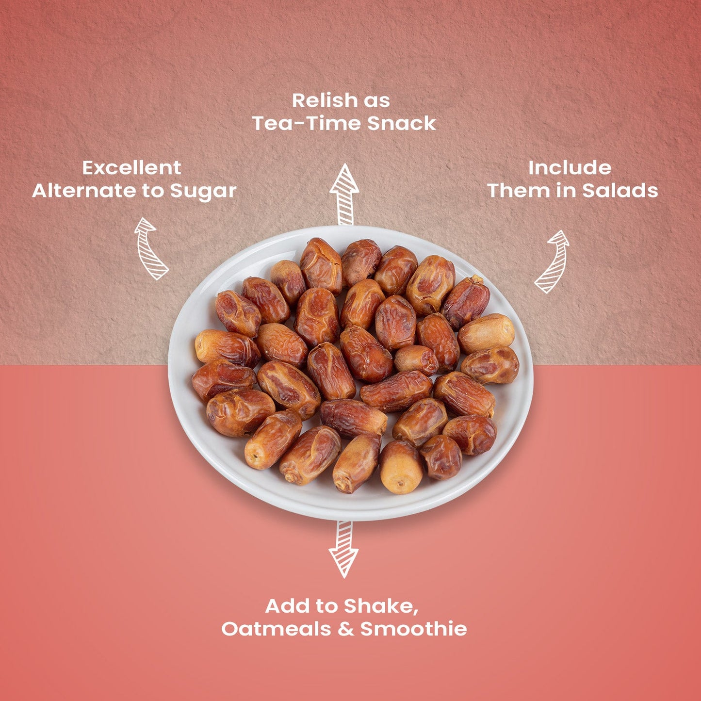 Nutraj Zahidi Dates 500gm (Khajur/Khajoor)